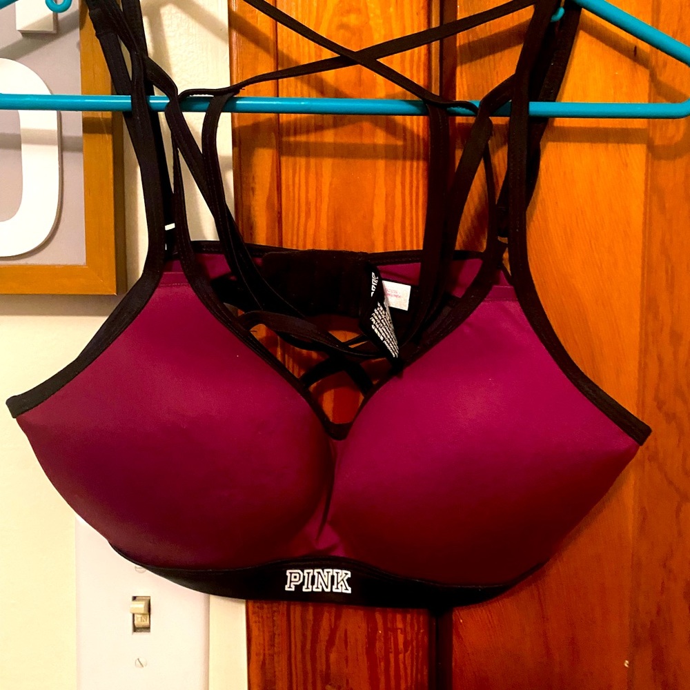 Pink bra